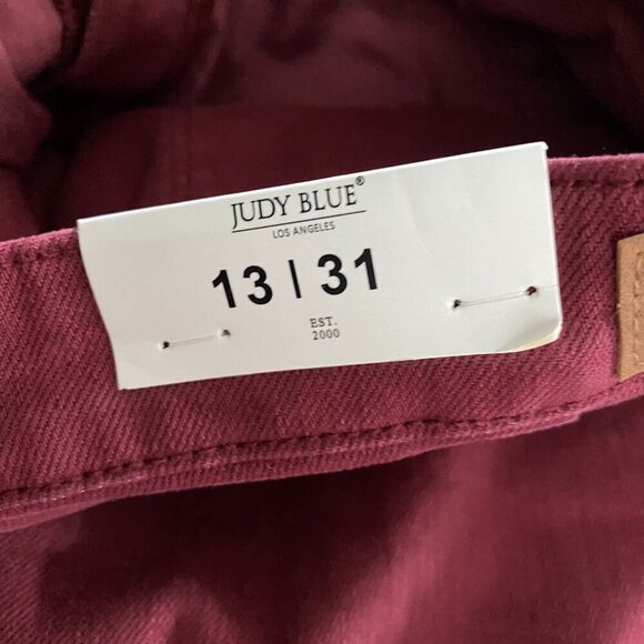Judy Blue Belfast Jeans Size 13/31 High Rise Front Seam Straight NWT PT-2164 - Picture 13 of 14